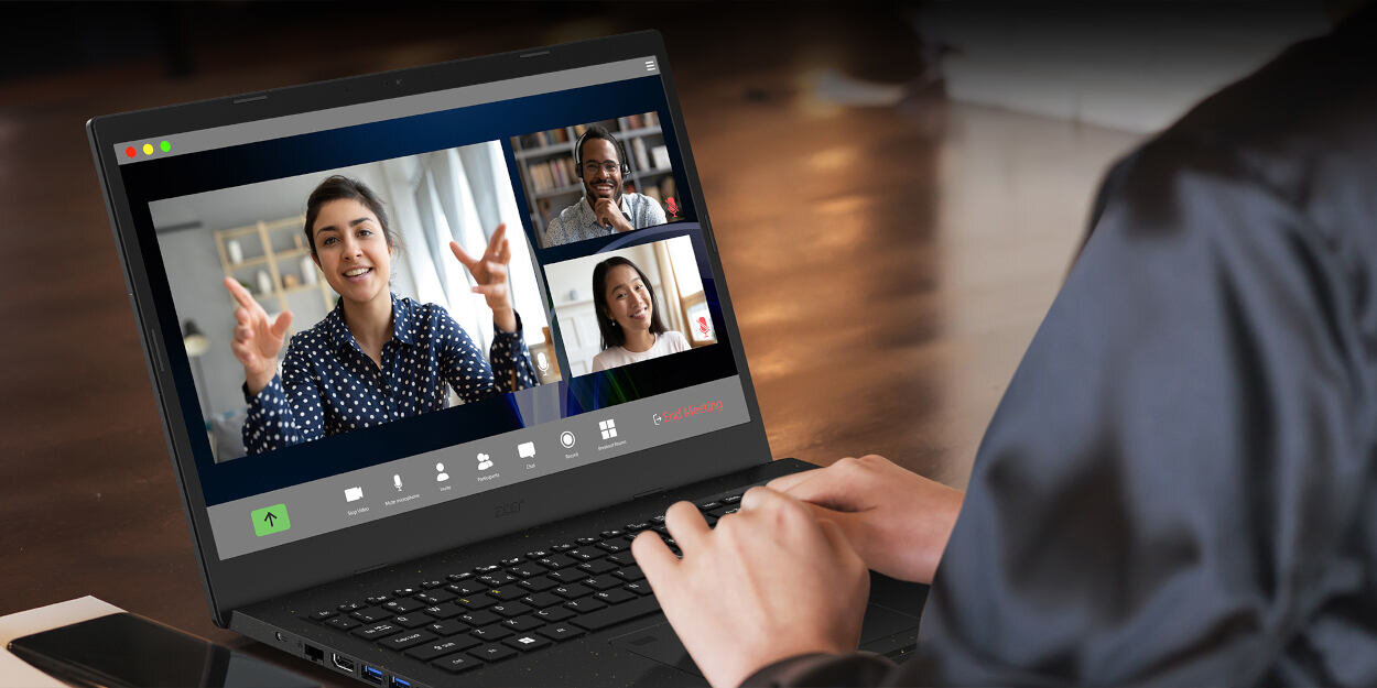 Laptop ACER TravelMate Vero Optymalizacja pod kątem telekonferencji