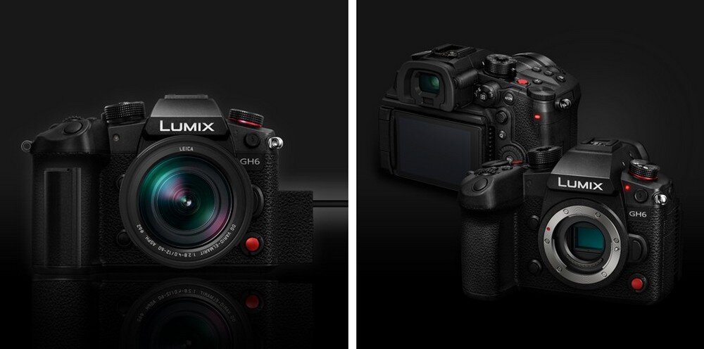 Aparat PANASONIC DC-GH6  zdjęcia obiektyw ekran wizjer ogniskowa przysłona migawka obudowa bateria zasilanie filmy nagrywanie rozdzielczość matryca rozmiar przekątna tryby iso montaż lampa światło przyciski sterowanie menu kontrast jasność balans bieli filtry cmos karta pliki format zapis seria