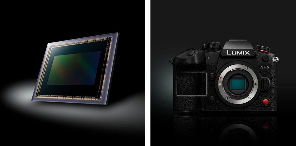Aparat PANASONIC DC-GH6  zdjęcia obiektyw ekran wizjer ogniskowa przysłona migawka obudowa bateria zasilanie filmy nagrywanie rozdzielczość matryca rozmiar przekątna tryby iso montaż lampa światło przyciski sterowanie menu kontrast jasność balans bieli filtry cmos karta pliki format zapis seria
