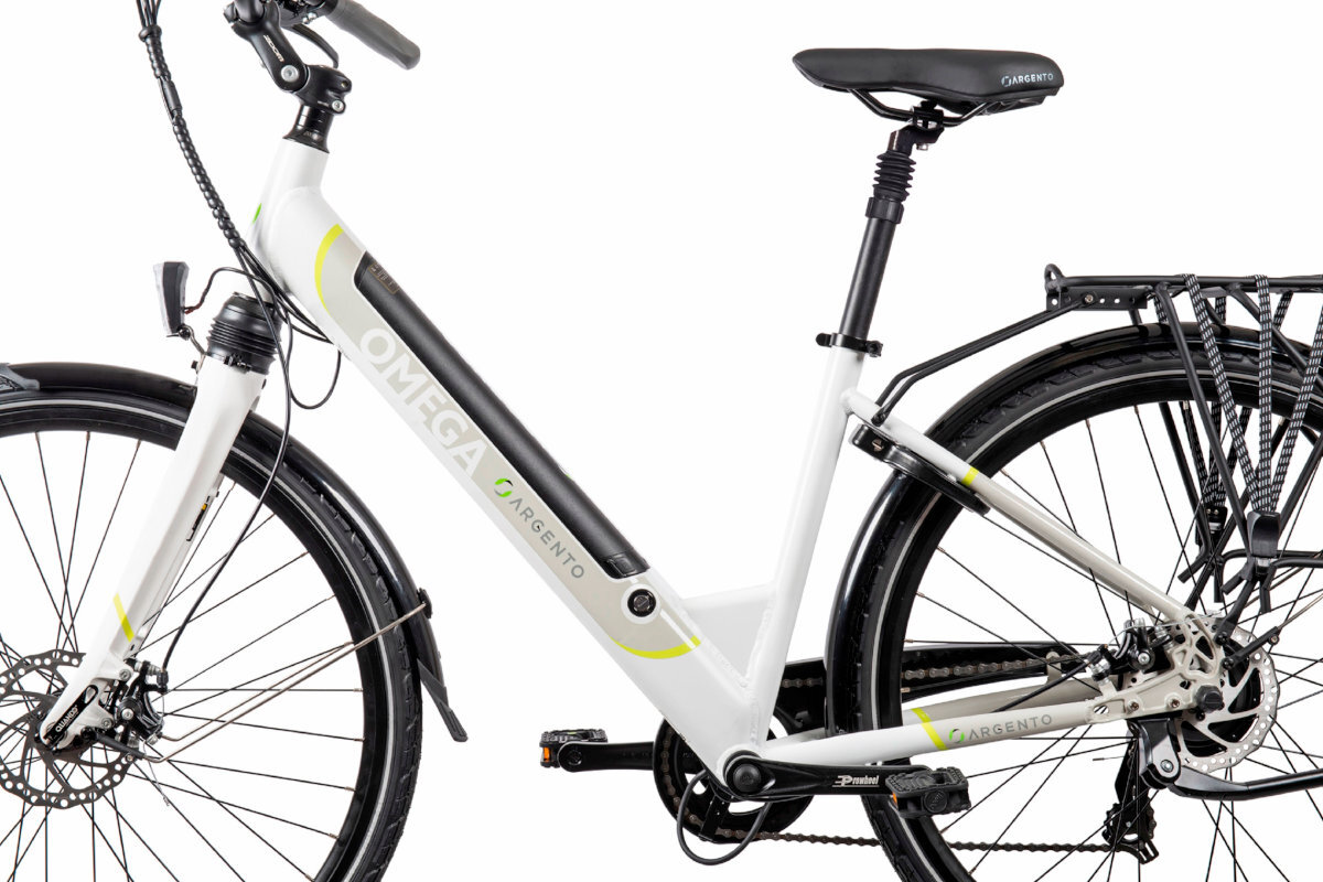 ROWER ELEKTRYCZNY MIEJSKI ARGENTO OMEGA 28 BIAŁY D46 18 gwarancja czas
