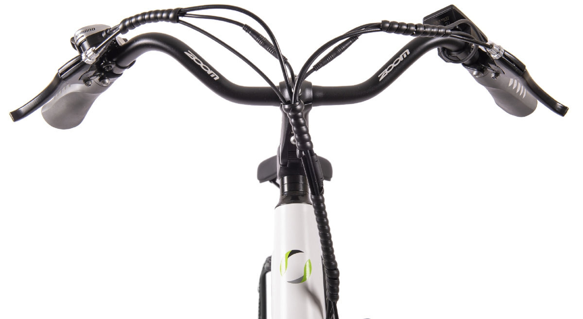 ROWER ELEKTRYCZNY MIEJSKI ARGENTO OMEGA 28 BIAŁY D46 18 wspornik kierownica żywotność