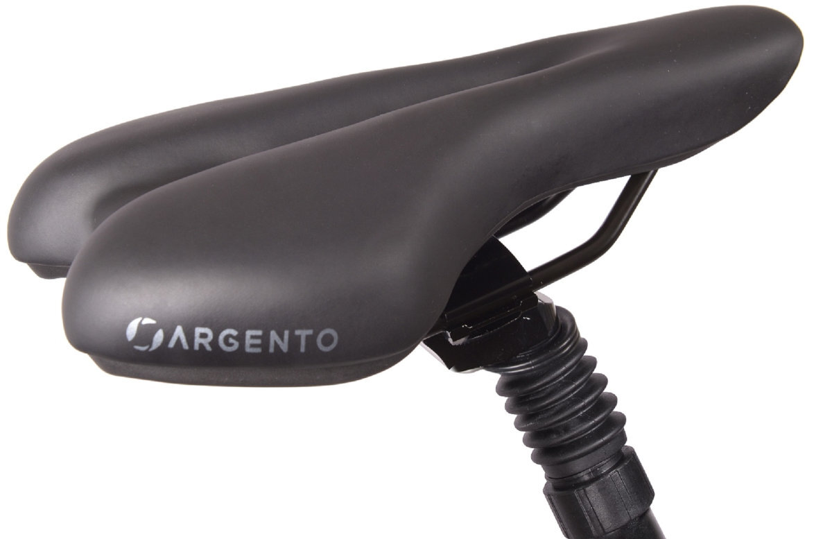 ROWER ELEKTRYCZNY MIEJSKI ARGENTO OMEGA 28 BIAŁY D46 18 wygodne siodelko