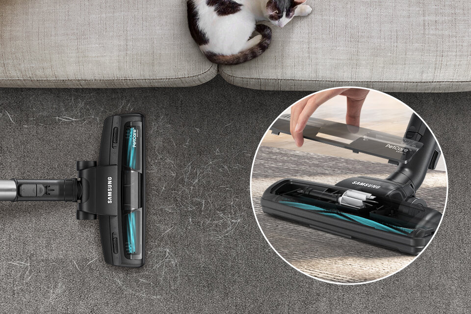 Elektroszczotka Pet Care z obrotowym wałkiem