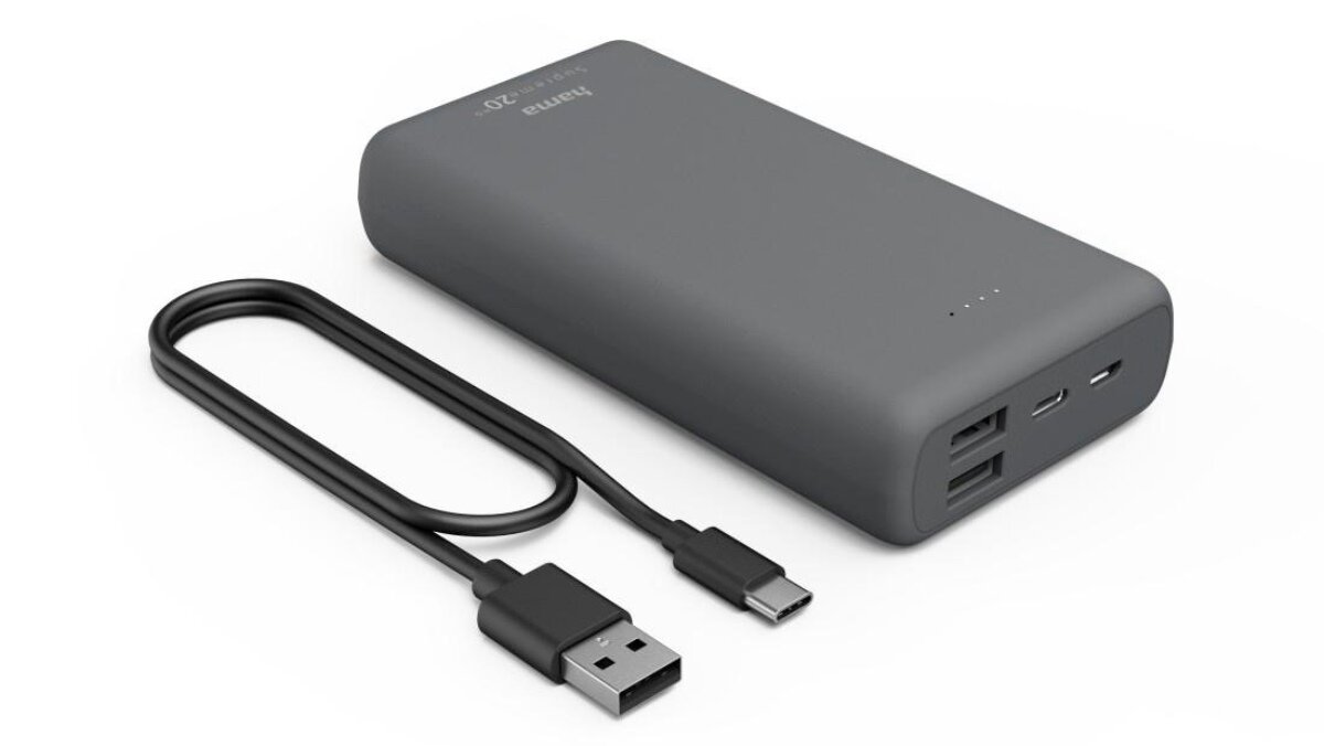 Powerbank Hama Supreme 20HD ładujący się w ekspresowym tempie