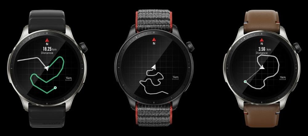Smartwatch AMAZFIT GTR 4 ekran bateria czujniki zdrowie sport pasek ładowanie pojemność rozdzielczość łączność sterowanie krew puls rozmowy smartfon aplikacja