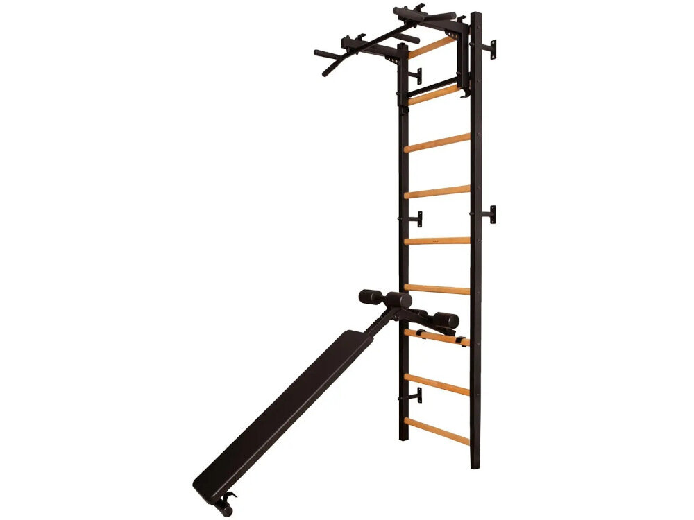 Drabinka gimnastyczna BENCHK 713B + Drążek - Poręcz – Ławka profesjonalne urzadzenie do treningu solidna konstrukcja akcesoria antyposlizgowe uchwyty mozliwosc zdjecia kazdego dodatkowego elementu wyprodukowana w Polsce