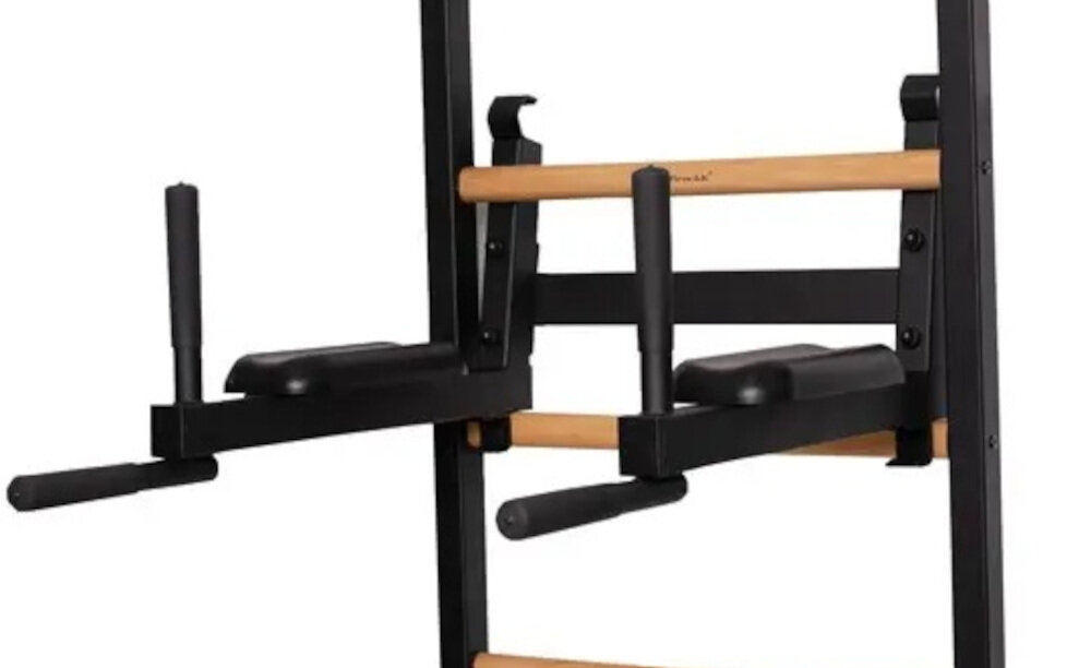 Drabinka gimnastyczna BENCHK 512 + Drążek – Poręcz porecz do cwiczen dla profesjonalistow dla entuzjastow fitness wygodne podlokietniki podklad pod plecy z poliuretanowej pianki