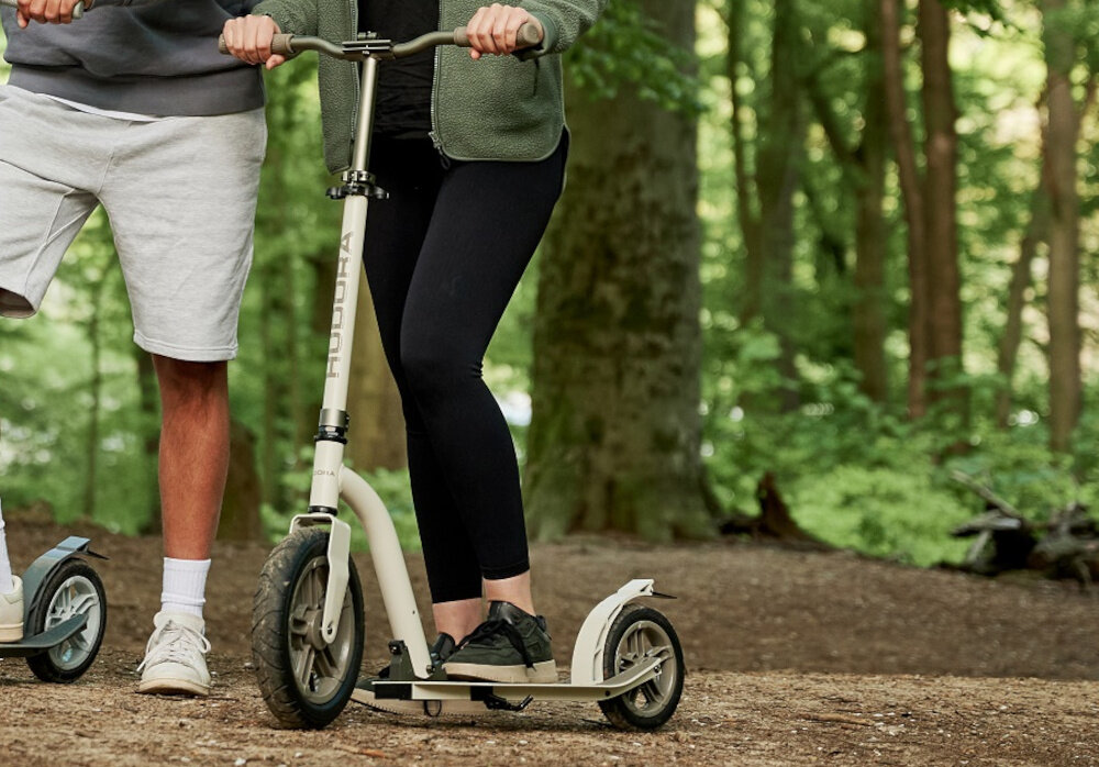 Hulajnoga HUDORA BigWheel Air all paths 280 Biały lekka zwrotna bezpieczna pasja hobby
