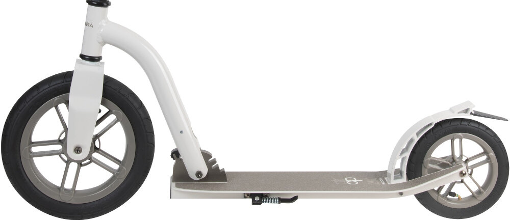 Hulajnoga HUDORA BigWheel Air all paths 280 Biały kolka z materialu PU srednica 280 mm mm z przodu i 205 mm z tylu wysokiej klasy lozyska ABEC-7 plynosc ruchu odpornosc na tarcia