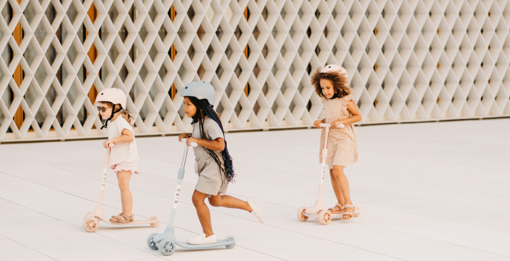 HULAJNOGA 3-KOŁOWA BIRDIE GLOW komfortowa jazda