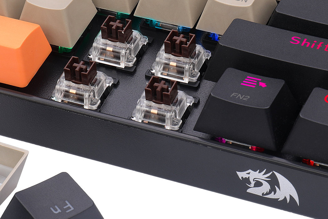 Klawiatura REDRAGON Draconic Pro K530 - Brązowe przełączniki mechaniczne