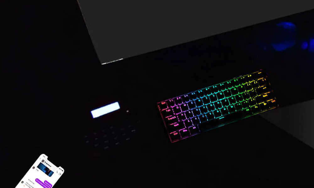 Klawiatura REDRAGON Draconic Pro K530 - mobilność Bluetooth USB-C podświetlenie wygląd ogólny