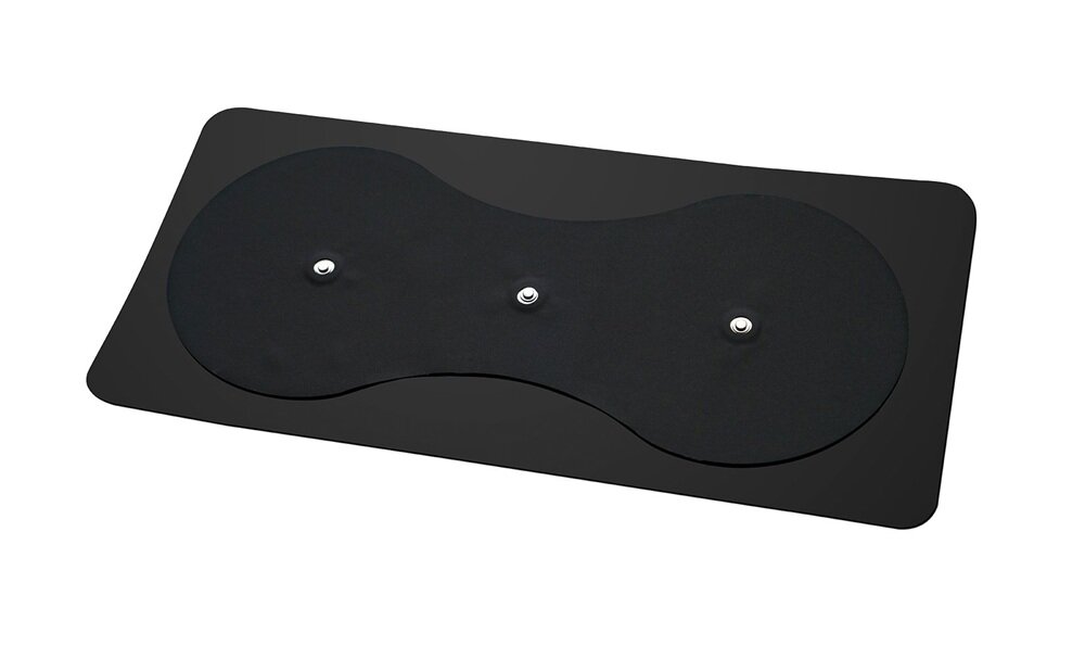 Podkładka THERABODY Powerdot 2.0 Pad Czarny motylkowy kształt, szybkie łagodzenie bólu, 1 duża elektroda