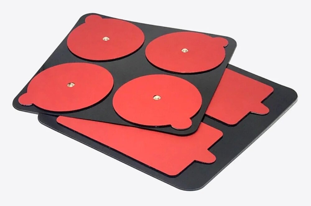 Elektrody THERABODY PowerDot Magnetic Pad 2.0 Czerwony kv początek opisu