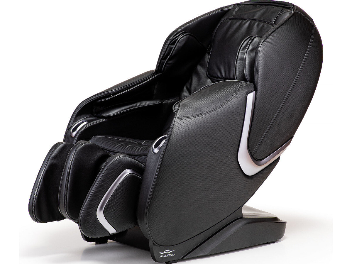 Fotel masujący Massaggio Eccellente 2 pozwala na skorzystanie z 5 technik manualnych takich jak oklepywanie, ugniatanie czy shiatsu.