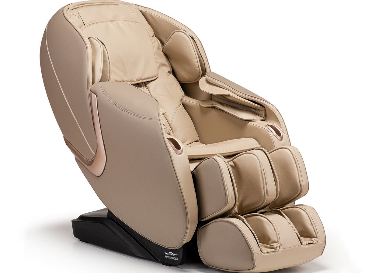 Fotel masujący Massaggio Eccellente 2 PRO pozwala na skorzystanie z 5 technik manualnych takich jak oklepywanie, ugniatanie czy shiatsu.