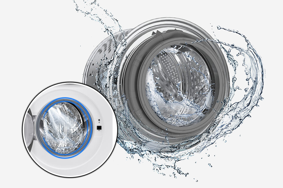 Czyszczenie pralki jest nie tylko dokładne, lecz także odbywa się wtedy, kiedy istnieje na nie zapotrzebowanie Czyszczenie pralki jest nie tylko dokładne, lecz także odbywa się wtedy, kiedy istnieje na nie zapotrzebowanie