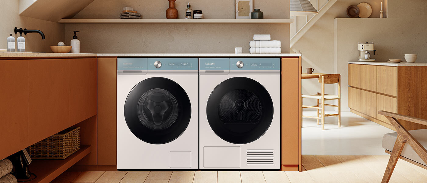 Za tym, że suszarka działa cicho, stoją materiały dźwiękochłonne wraz ze specjalnym algorytmem optymalizującym prędkość wirowania