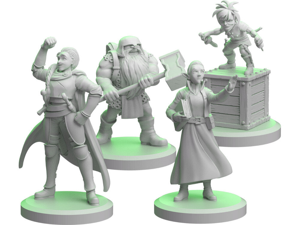 Gra planszowa LUCRUM GAMES Brzdęk! Legacy: Acquisitions Incorporated rozgrywka korporacja awanturników