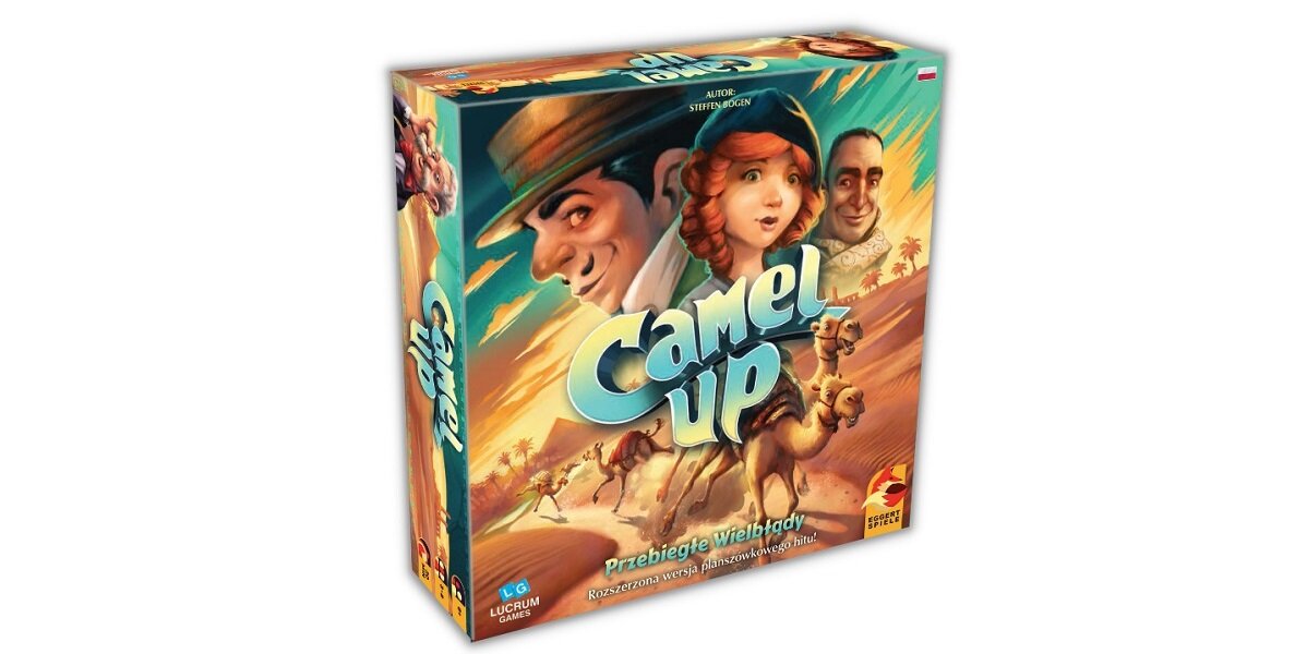 Gra planszowa LUCRUM GAMES Camel Up: Przebiegłe Wielbłądy GXP-707148