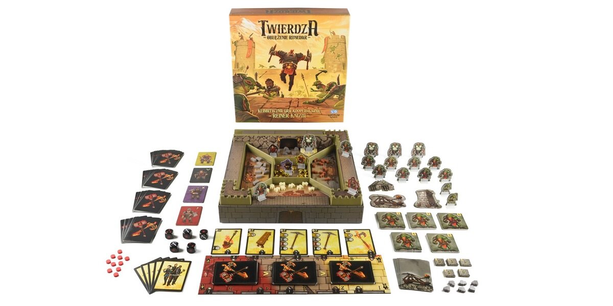 Gra planszowa LUCRUM GAMES Twierdza: Oblężenie Runedar Zawartość opakowania