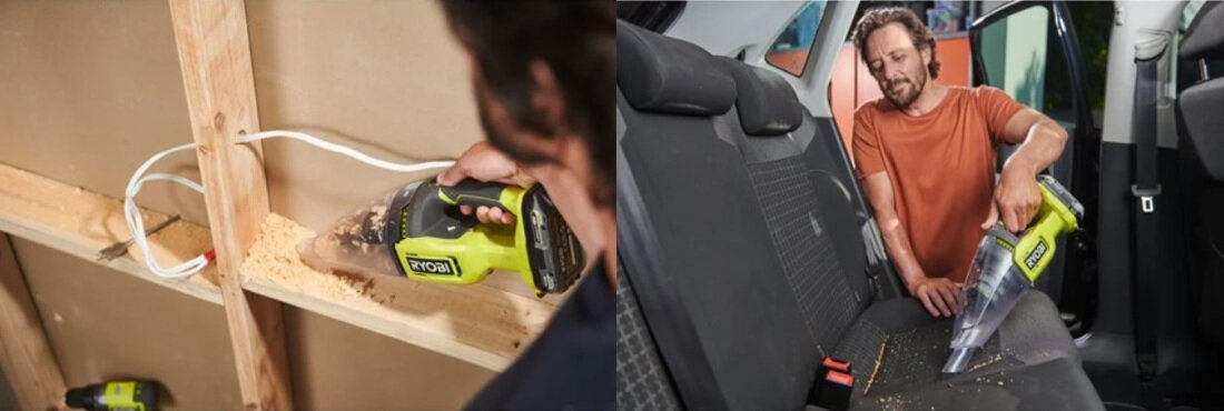 Odkurzacz reczny RYOBI RHV18-0 wydajne dzialanie optymalna moc