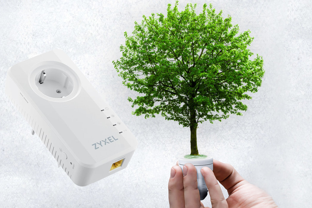 Powerline ZYXEL PLA6457 oszczędność tryb czuwania