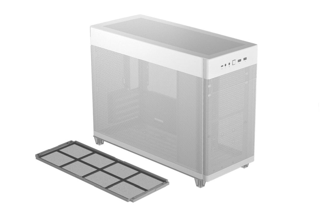 Obudowa ASUS Prime AP201 Mesh - filtry przeciwkurzowe
