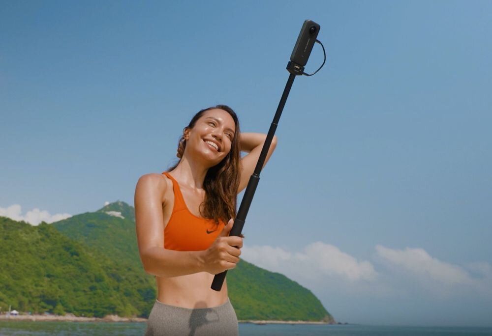 Uchwyt selfie INSTA360 do ONE X2 kamera montaż zasilanie