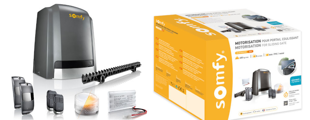 Napęd do bramy przesuwnej SOMFY Slidy Moove 600 1246285 wyposażenie