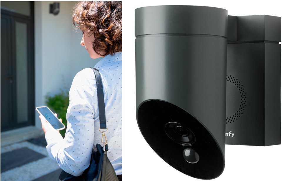 KAMERA zewnętrzna SOMFY PROTECT sterowanie