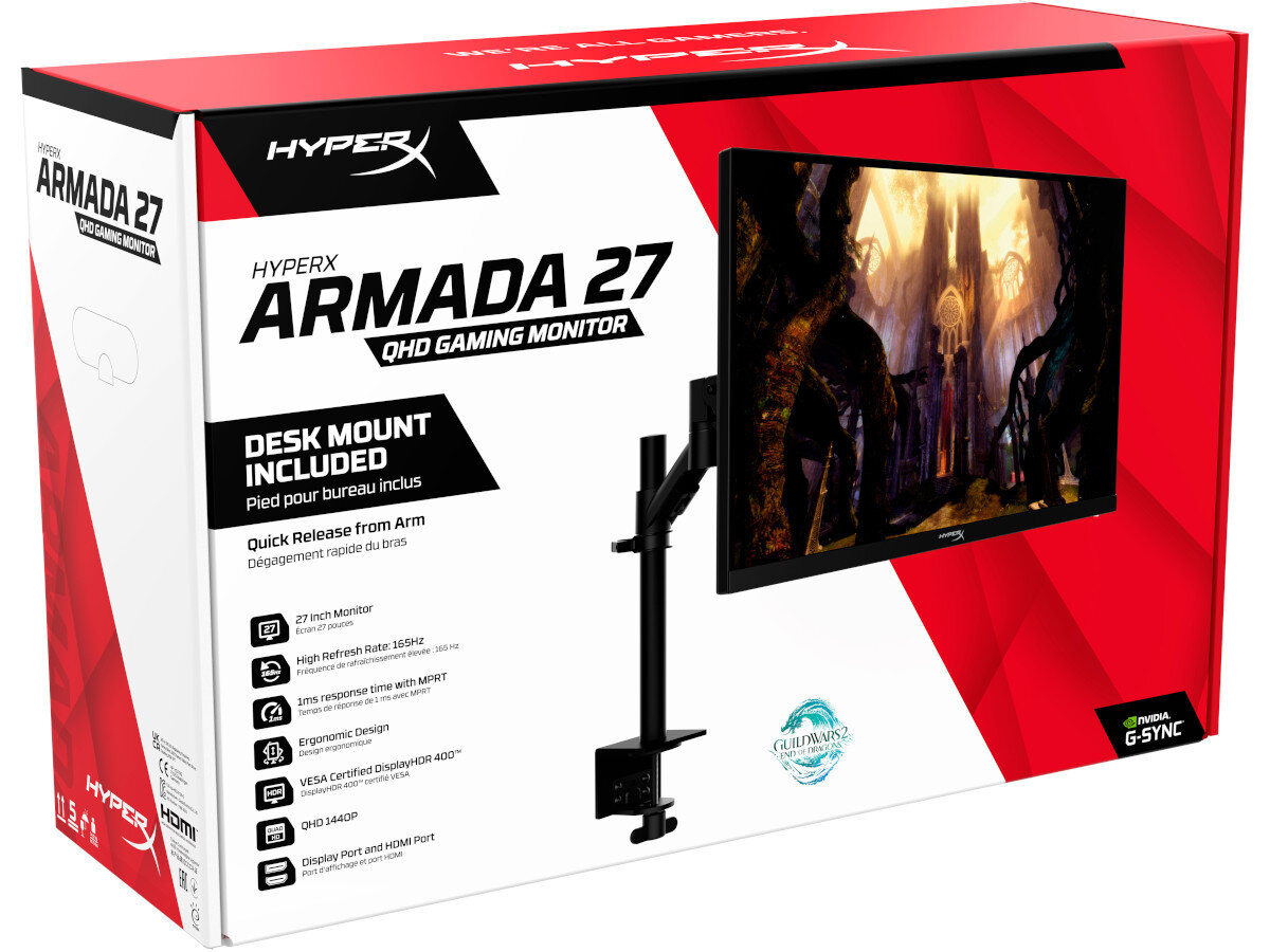 Monitor HYPERX Armada 64V69AA opakowanie