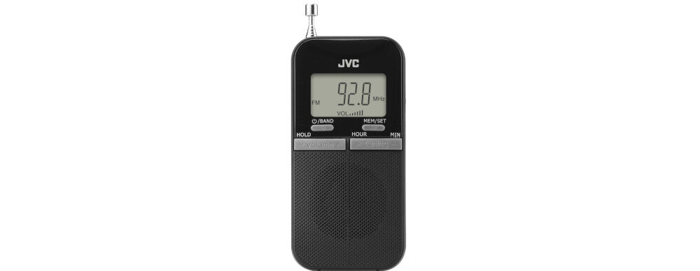 Radio JVC RA-E311B - Kompaktowy i mobilny design