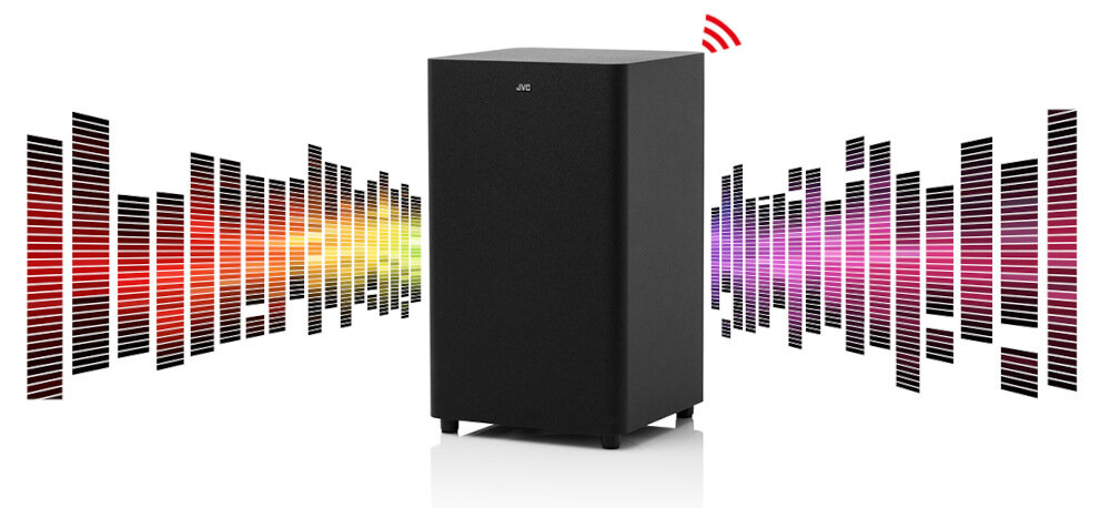 Soundbar JVC TH-E851B - bezprzewodowość
