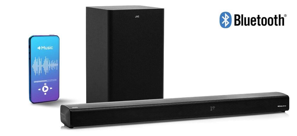 Soundbar JVC TH-E851B - bluetooth