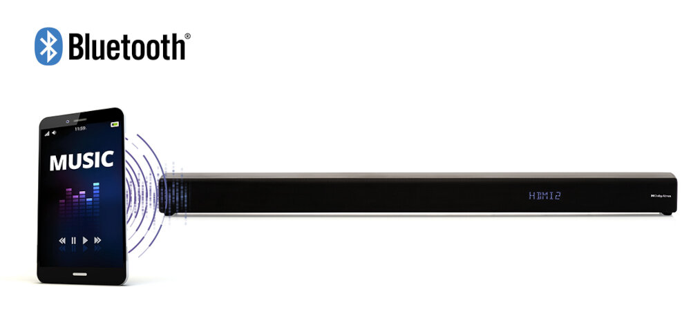 Soundbar JVC TH-E431B - bluetooth