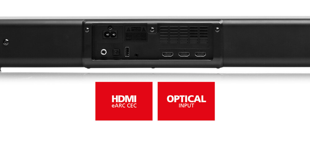 Soundbar JVC TH-E431B - hdmi