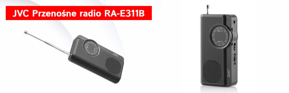 Radio JVC RA-E311B - Niezawodny partner w podróży