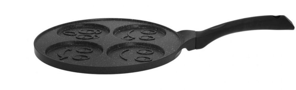 Patelnia KINGHOFF KH-1667 26.5 cm kompatybilna ze wszystkimi rodzajami kuchni indukcja specjalnie zaprojektowane dno równomierne nagrzewanie na każdej płycie grzewczej jednolite smażenie wysokiej jakosci materiały ochrona przed korozją długotrwała trwałość  