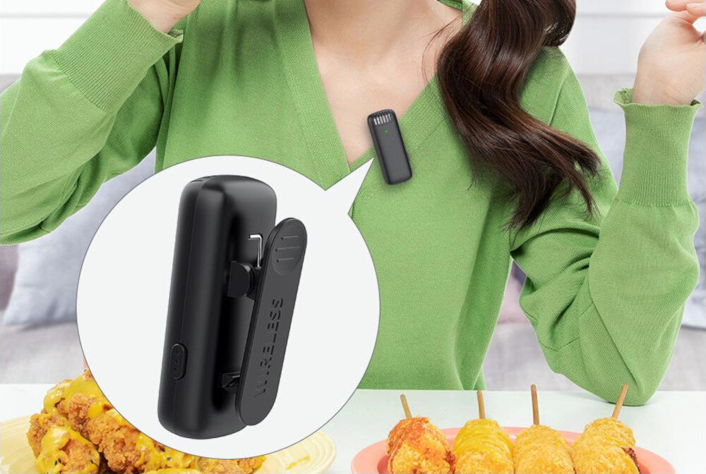 Mikrofon ULANZI J12 SKU2883 klips mocowanie uchwyt wymiary