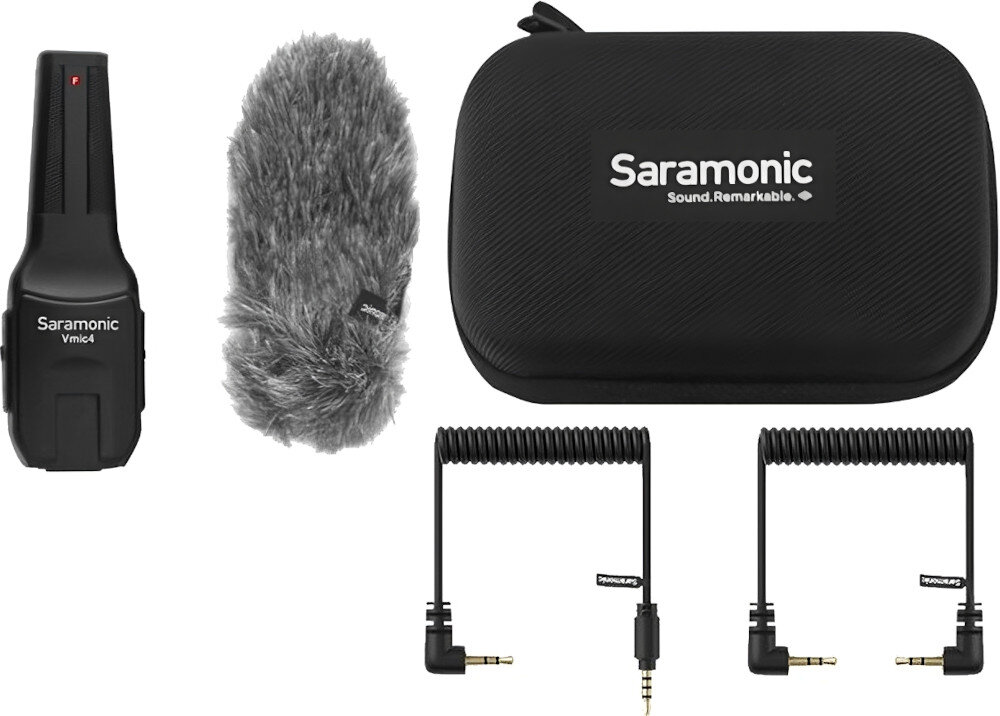 Mikrofon SARAMONIC Vmic4 opakowanie zestaw zawartość akcesoria