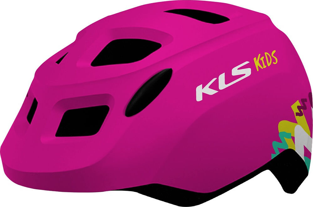 Kask rowerowy KELLYS Zigzag 022 Turkusowy dla Dzieci (rozmiar XS/S) wentylacja regulacja odblaski wkładka