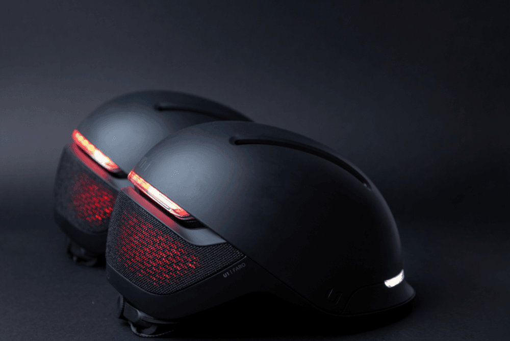 Kask rowerowy UNIT1 Faro pogoda wodoszczelność oświetlenie