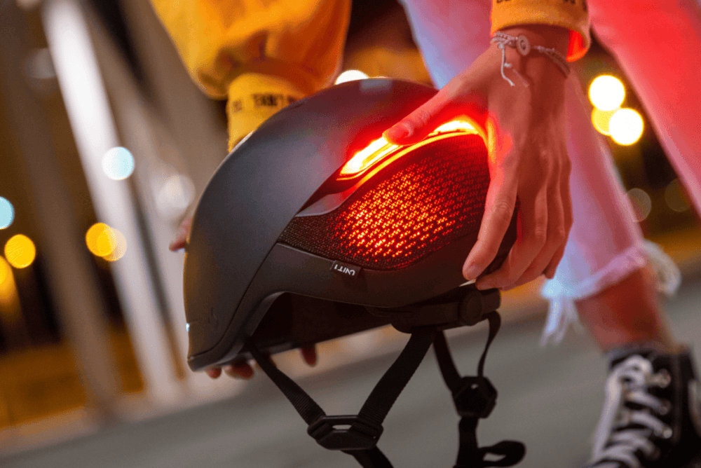 Kask rowerowy UNIT1 Faro bezpieczeństwo jasność czołowa droga podświetlenie