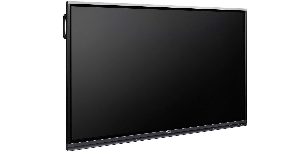 Monitor OPTOMA 5652RK 65 3840x2160px wyświetlacz przękątna cale funkcjonalność matryca odświeżanie reakcja złącza rozdzielczość ekran biuro dom praca rozrywka USB wideo audio jasność kontrast LED dotykowy dom biuro HDMI rysik pilot