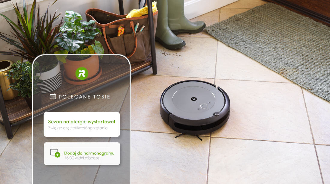 Robot sprzatajacy IROBOT Roomba I1 (I115840) personalizowane harmonogramy