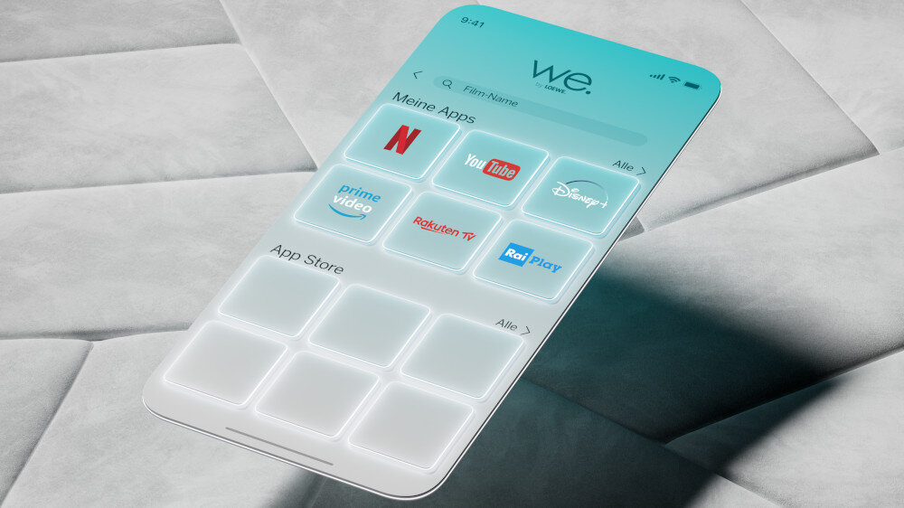 Telewizor WE. BY LOEWE  - aplikacja