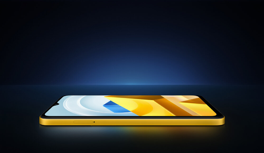 Smartfon XIAOMI Poco M5 ekran bateria aparat procesor ram pamięć pojemność rozdzielczość zdjęcia filmy opis dane cechy blokady system łączność wifi bluetooth obudowa szkło odporność porty muzyka transfer sieć przekątna matryca waga czujniki