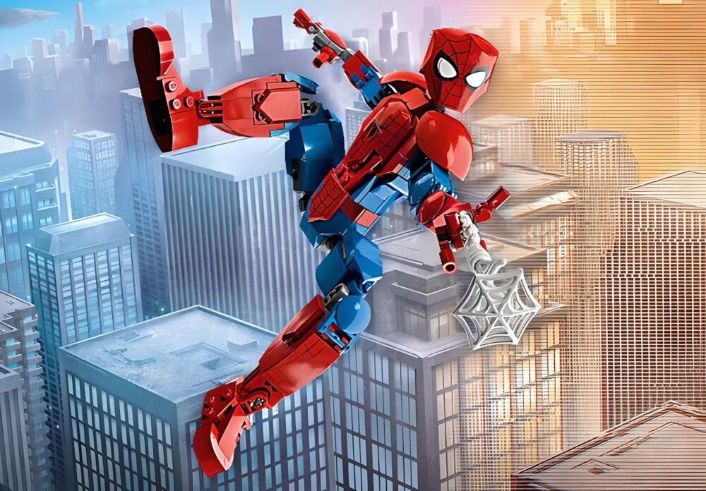 LEGO Marvel Figurka Spider-Mana 76226 Pomoc w rozwoju życiowych umiejętności
