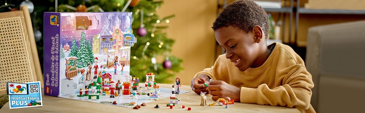 LEGO Friends Kalendarz adwentowy 41706 Rozpocznij oczekiwanie na Boże Narodzenie Prezent, który pozwoli opowiadać historie